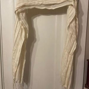 Cream colored pashmina